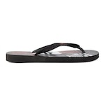 Chinelo Flip Flop Qix - Unissex PRETO/VERMELHO