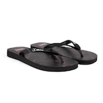 Chinelo Flip Flop Qix - Unissex PRETO/ROSA