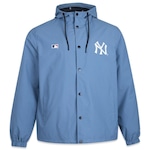 Jaqueta Corta Vento com Capuz New Era Windbreaker MLB New York Yankees Modern Classic - Masculino AZUL