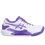 Tênis Asics Gel-Resolution 9 Clay - Feminino BRANCO/ROXO CLA