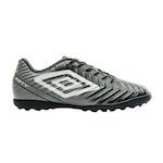 CHUTEIRA SOCIETY UMBRO FIFTY V - ADULTO PRETO/CINZA