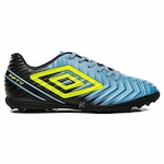 CHUTEIRA SOCIETY UMBRO FIFTY V - ADULTO AZUL/PRETO