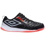 Chuteira Futsal Umbro Pro 5 Bump - Adulto PRETO/LARANJA