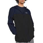 Jaqueta Corta Vento com Oakley Blocked Jacket - Masculina AZUL ESC/PRETO