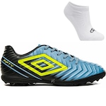 Chuteira Society Umbro Fifty V + Meias - Adulto AZUL