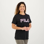 Camiseta Fila Letter Premium - Feminina PRETO