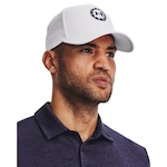 Boné Aba Curva Under Armour Jordan Spieth Tour Adjustable - Strapback - Masculino BRANCO