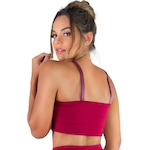 Top Fitness Mvb Modas Academia Suplex - Feminino VINHO