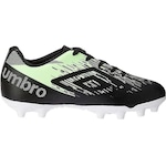 Chuteira de Campo Umbro Acid Jr II - Infantil VERDE/PRETO