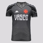 Camiseta do Vasco Kappa Supporter 2023 - Masculino CINZA