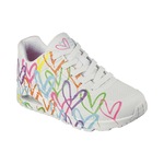 Tênis Skechers Uno Highlight Love - Feminino BRANCO