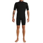 Short John Wetsuit Quiksilver Everyday Sessions 2/2 Ss Sp Bz - Masculina PRETO