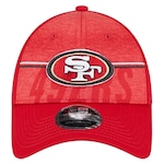 Boné Aba Curva New Era 9Forty San Francisco 49Ers Training - Snapback - Adulto VERMELHO