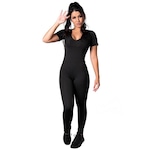 Macacão Mvb Modas Fitness Longo - Feminino PRETO