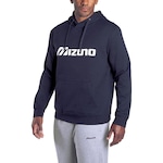 Blusa de Moletom Masculina Mizuno Com Capuz Soft New AZUL