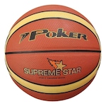 BOLA BASQUETE SUPREME STAR N 7 LARANJA/PRETO