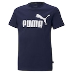 Camiseta Puma Masculina Essentials Logo AZUL ESCURO