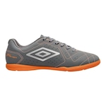 Chuteira Futsal Umbro Neo Striker - Adulto CINZA/LARANJA