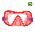 Máscara de Mergulho Gold Sports Funny Lazer - Infantil VERMELHO