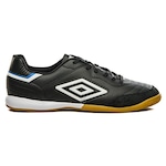 Chuteira Futsal Umbro Speciali Classic - Adulto PRETO/AZUL