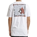 Camiseta Volcom Slider Wt23 - Masculina BRANCO