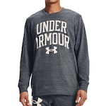 Blusão de Moletom Under Armour Rival Terrier Crew - Masculino CINZA