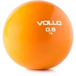 Bola de Ginástica Tonificadora Vollo 0.5Kg LARANJA