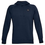 Blusão de Moletom com Capuz Under Armour Rival Fleece Hoodie - Masculino AZUL