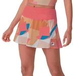 Saia Shorts Fila Sand Bt - Feminina Laranja/Marrom Cla