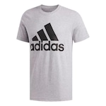 Camiseta adidas Basic Badge Of Sport - Masculina Ed9607 CINZA CLA/PRETO