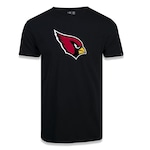 Camiseta New Era Arizona Cardinals Logo Time Nfl - Masculina PRETO