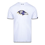 Camiseta New Era Baltimore Ravens Logo Time Nfl - Masculina BRANCO