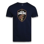 Camiseta New Era Cleveland Cavaliers Basic Logo Nba - Masculina AZUL ESCURO