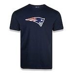 Camiseta New Era New England Patriots Logo Time Nfl - Masculina AZUL ESCURO