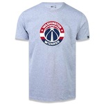 Camiseta New Era Washington Wizards Basic Logo Nba - Masculina CINZA