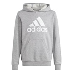 Blusão com Capuz adidas Essentials Big Logo - Infantil CINZA