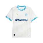 Camisa Olympique de Marseille I 23/24 Puma - Masculina BRANCO