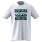 Camiseta adidas Dream Doodle - Masculina BRANCO