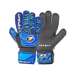 Luva de Goleiro Poker Futebol de Campo Training Wave - Infantil AZUL ESC/PRETO