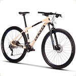 Bicicleta Mtb Aro 29 Sense Rock Evo 2023 Shimano Deore 2X10 Velocidades Bege/Preto