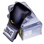Luvas de Boxe Everlast Pro Style - 12 OZ - Adulto PRETO