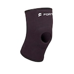 Joelheira Fort Neoprene com Orificio e Reforço Patelar - Adulto PRETO