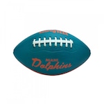 Bola de Futebol Americano Wilson NFL Mini Peewee Team Retro Miami Dolphins VERDE