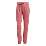 Calca adidas W Essentials 3 Listras - Feminina ROSA CLA/BRANCO