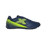 Chuteira Society Oxn Track Fit Strike - Adulto AZUL ESC/VERDE