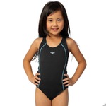 Maiô para Natação Speedo Acqua Basic S - Infantil PRETO