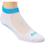 Meia Acte Sports para Pilates F3-Ba - Feminina BRANCO/AZUL