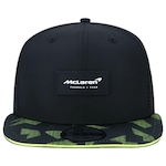 Boné Aba Reta New Era 9Fifty Trucker Mclaren F1 - Snapback - Adulto PRETO/VERDE