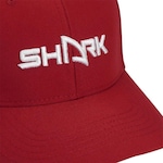 Boné Aba Curva Shark Beach Tênnis - Strapback - Adulto VERMELHO/BRANCO