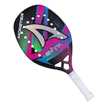 Raquete de Beach Tennis Shark Monster 22 PRETO/ROSA